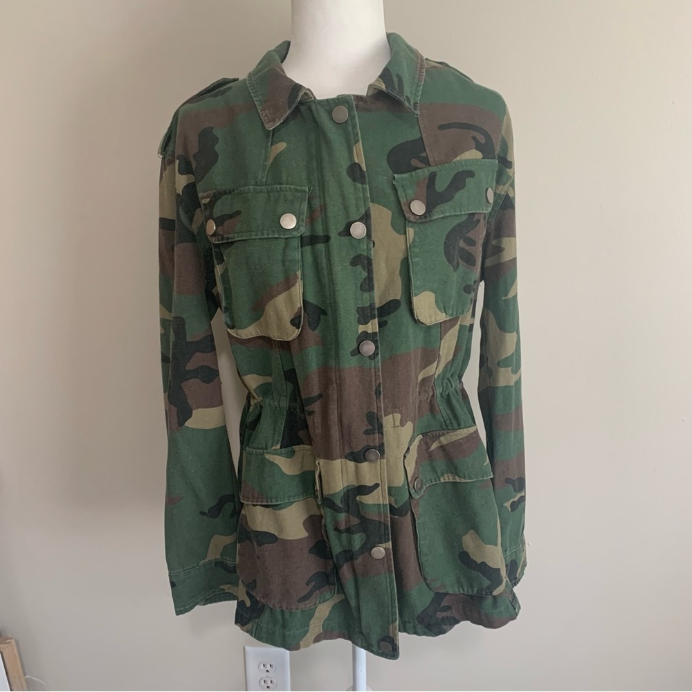 VICI Exclusive X Fate Camo Print Utility Parka Jacket Coat - Picture 15 of 16